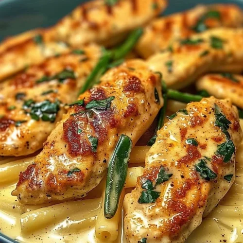 Crispy Cajun-spiced chicken strips on a plate