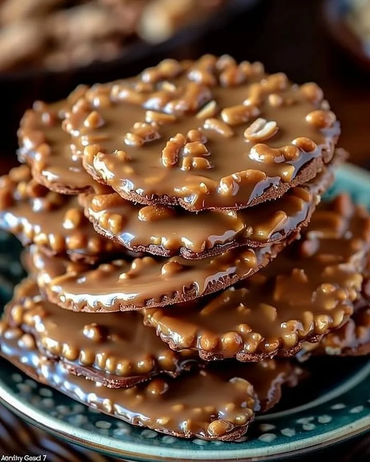 Delicious caramel peanut treats ready to be enjoyed in a dessert platter