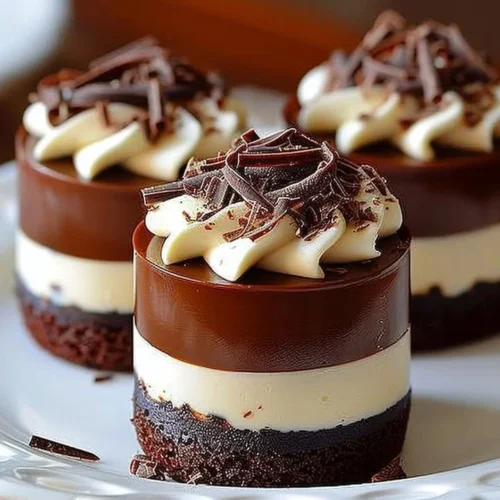 Delicious Chocolate Royale Mini Cakes ready to be enjoyed