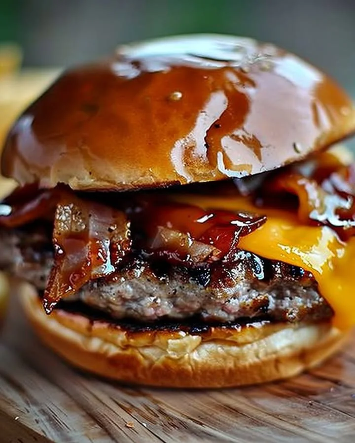 Delicious crack burgers served with fresh toppings and sides