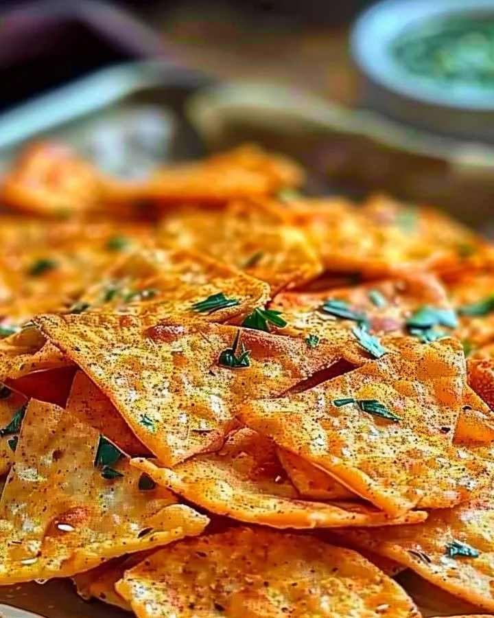 Bowl of crispy cottage cheese chips on a wooden table