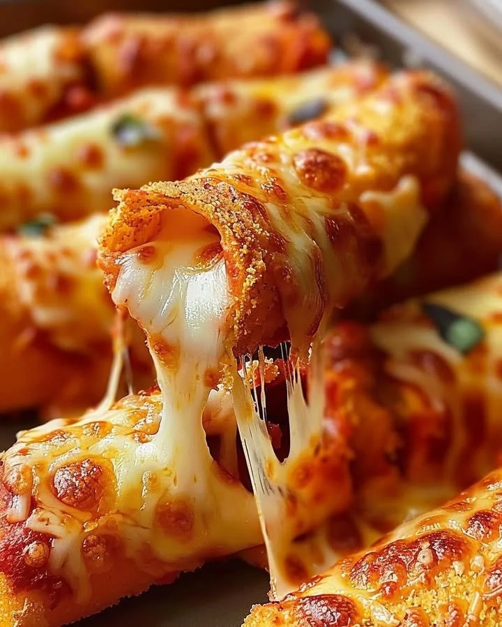 Delicious Doritos Pizza Rolls served on a plate with dipping sauce
