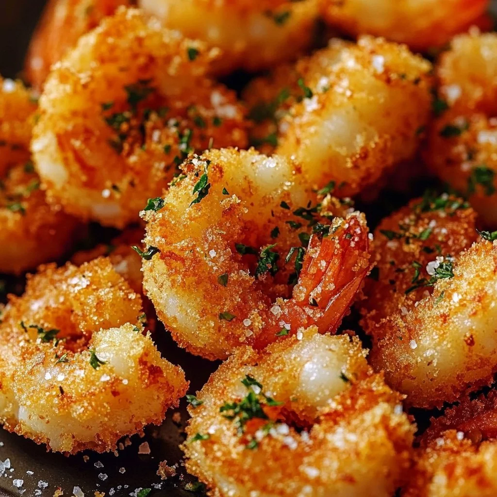 Delicious and crispy popcorn shrimp served with dipping sauce