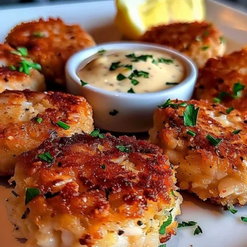 Delicious Maryland crab cakes ready to serve, showcasing fresh crab meat on a plate.
