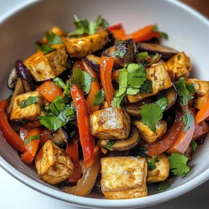 Colorful Nopalito Tofu Scramble served in a bowl with fresh ingredients