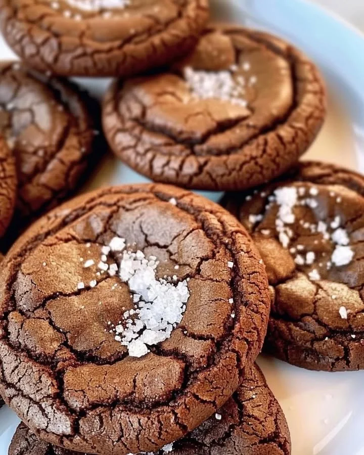 Soft chocolate sugar cookies fresh out of the oven, perfect for any occasion.