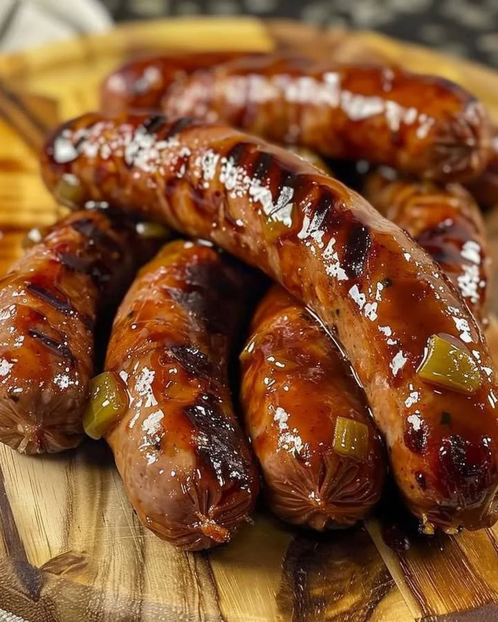 Zesty Mississippi cocktail sausages served as a tasty appetizer