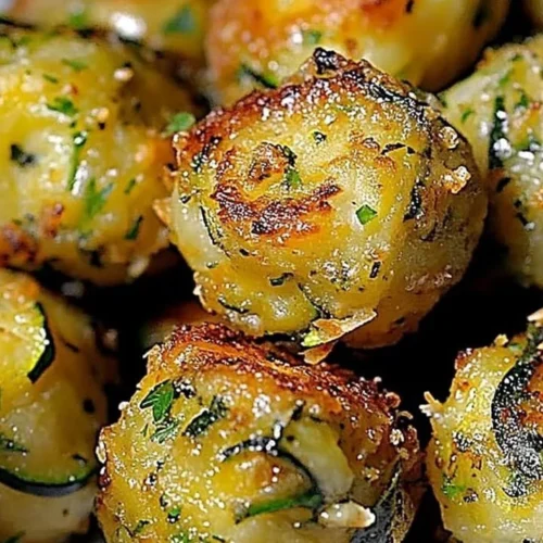 Crispy zucchini bites with garlic, perfect for a healthy snack